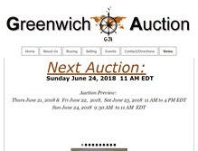 Tablet Screenshot of greenwichauction.net